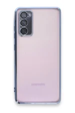Uray store Samsung Galaxy S20 FE Kılıf Razer Lensli Silikon - Açık Mavi - Görsel 2