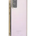 Uray store Samsung Galaxy S20 FE Kılıf Razer Lensli Silikon - Gold