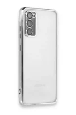 Uray store Samsung Galaxy S20 FE Kılıf Razer Lensli Silikon - Gümüş