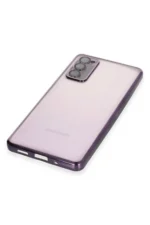 Uray store Samsung Galaxy S20 FE Kılıf Razer Lensli Silikon - Mor - Görsel 4