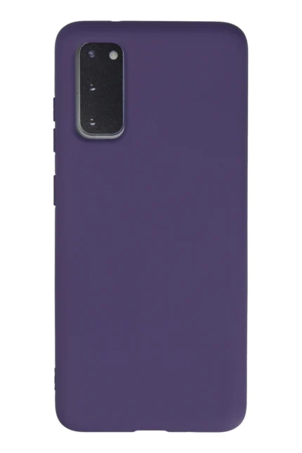 Uray store Samsung Galaxy S20 Kılıf Nano içi Kadife Silikon - Mor