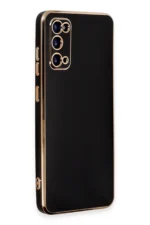 Uray store Samsung Galaxy S20 Kılıf Volet Silikon - Siyah - Görsel 2