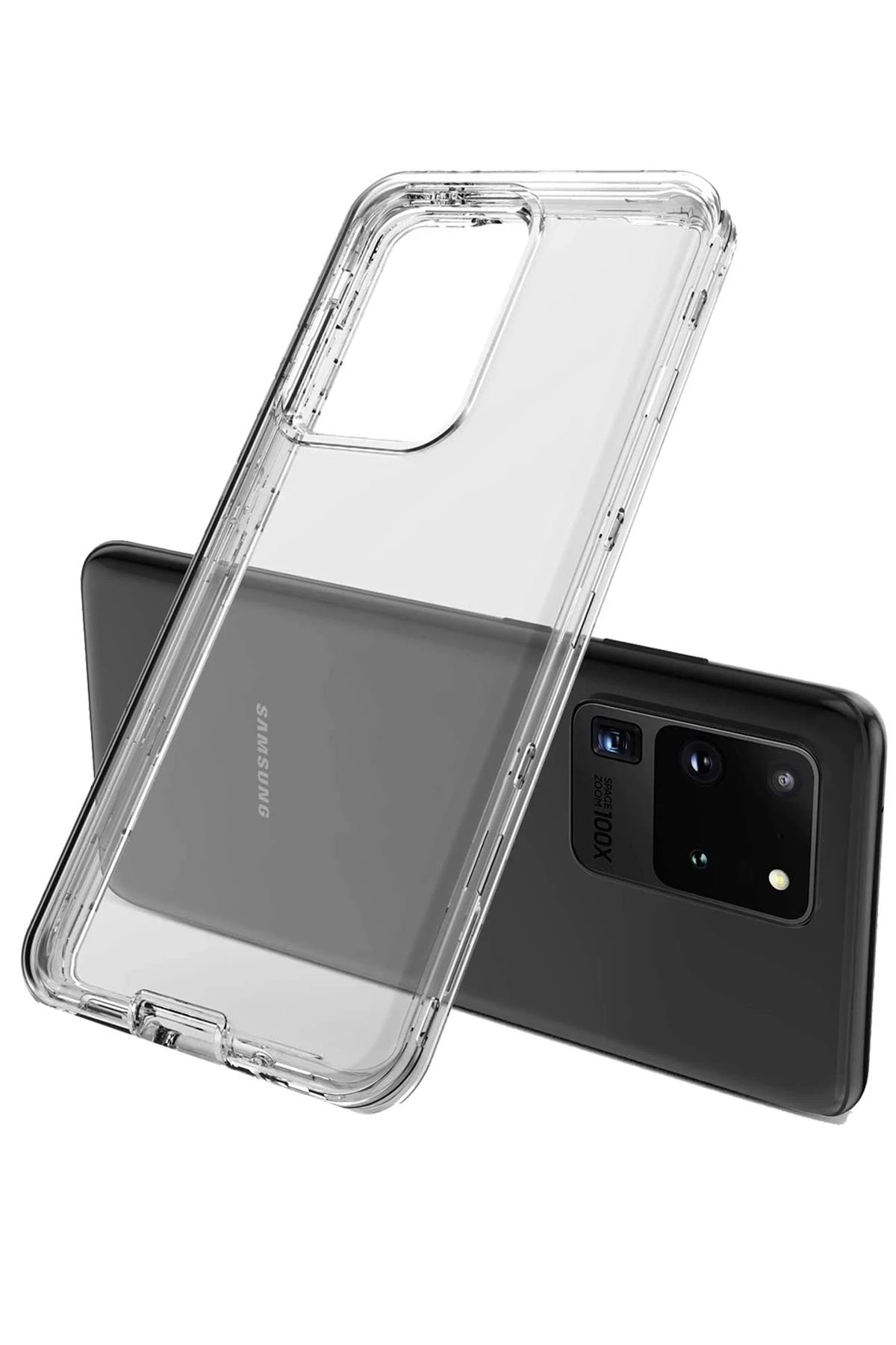 newface-samsung-galaxy-s20-plus-kilif-lux-seffaf-silikon-default Uray store Samsung Galaxy S20 Plus Kılıf Lüx Şeffaf Silikon - Görsel 1