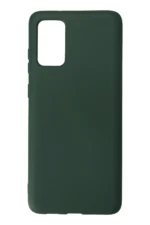 Uray store Samsung Galaxy S20 Plus Kılıf Nano içi Kadife Silikon - Koyu Yeşil
