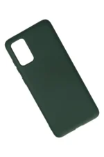Uray store Samsung Galaxy S20 Plus Kılıf Nano içi Kadife Silikon - Koyu Yeşil - Görsel 3
