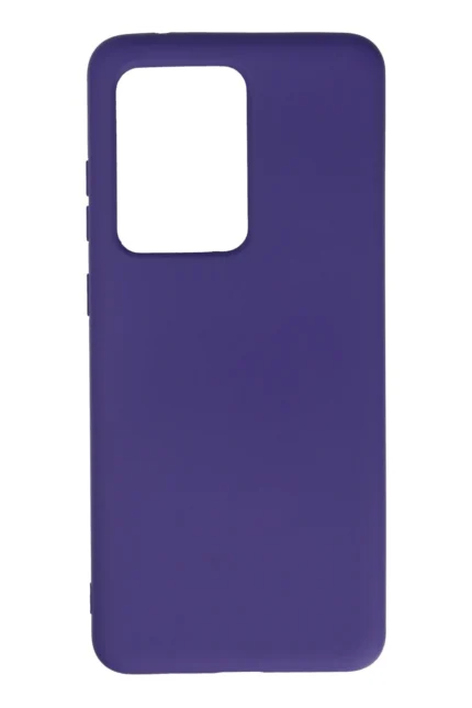 Uray store Samsung Galaxy S20 Ultra Kılıf Nano içi Kadife Silikon - Mor