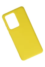 Uray store Samsung Galaxy S20 Ultra Kılıf Nano içi Kadife Silikon - Sarı - Görsel 2
