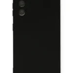 Uray store Samsung Galaxy S21 FE Kılıf Nano içi Kadife Silikon - Siyah