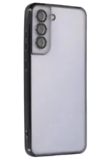 Uray store Samsung Galaxy S21 FE Kılıf Razer Lensli Silikon - Siyah