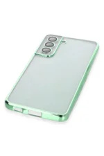 Uray store Samsung Galaxy S21 FE Kılıf Razer Lensli Silikon - Yeşil - Görsel 4