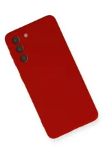 Uray store Samsung Galaxy S21 Kılıf Nano içi Kadife Silikon - Kırmızı - Görsel 3