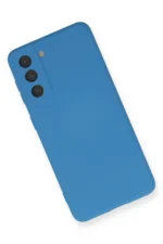 Uray store Samsung Galaxy S21 Kılıf Nano içi Kadife Silikon - Mavi - Görsel 3