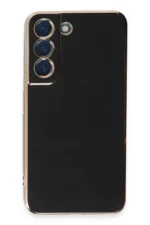 Uray store Samsung Galaxy S21 Kılıf Volet Silikon - Siyah