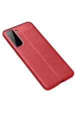 Uray store Samsung Galaxy S21 Plus Kılıf Auto Focus Kapak - Kırmızı - Görsel 2