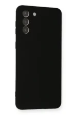 Uray store Samsung Galaxy S21 Plus Kılıf Nano içi Kadife Silikon - Siyah - Görsel 2
