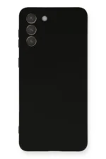 Uray store Samsung Galaxy S21 Plus Kılıf Nano içi Kadife Silikon - Siyah