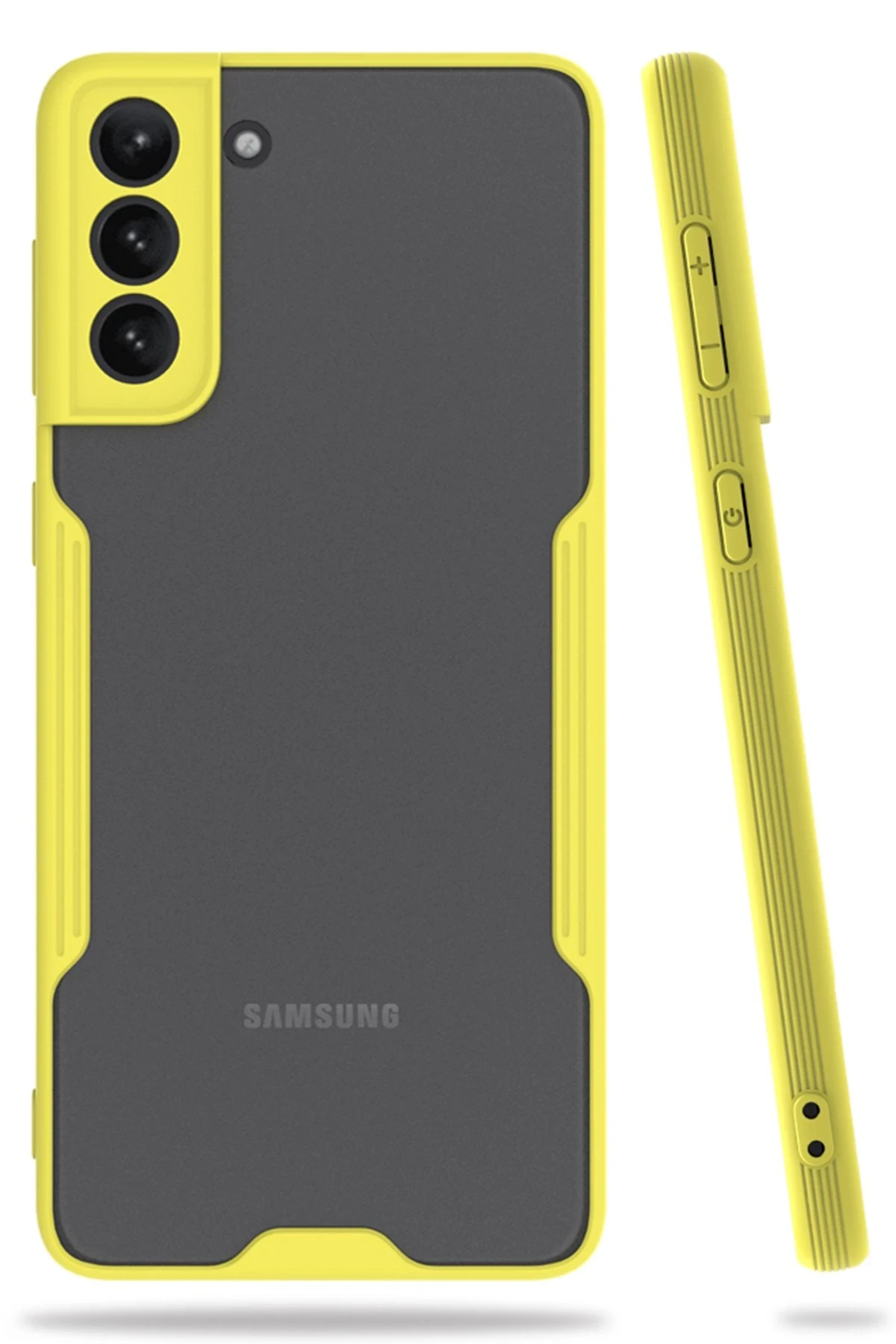 newface-samsung-galaxy-s21-plus-kilif-platin-silikon-sari-default Uray store Samsung Galaxy S21 Plus Kılıf Platin Silikon - Sarı - Görsel 1