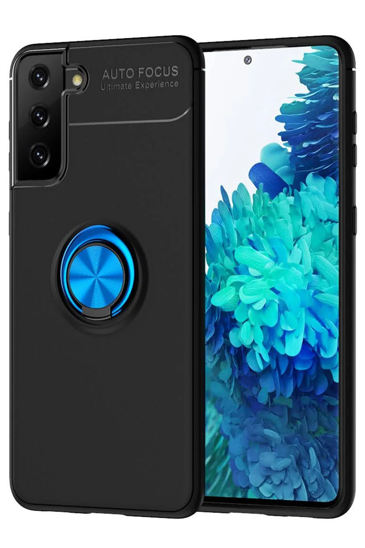 newface-samsung-galaxy-s21-plus-kilif-range-yuzuklu-silikon-siyah-mavi-default Uray store Samsung Galaxy S21 Plus Kılıf Range Yüzüklü Silikon - Siyah-Mavi - Görsel 1