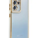 Uray store Samsung Galaxy S21 Ultra Kılıf Liva Lens Silikon - Beyaz