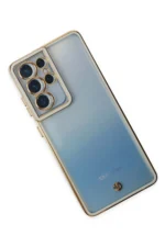 Uray store Samsung Galaxy S21 Ultra Kılıf Liva Lens Silikon - Beyaz - Görsel 3