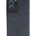 Uray store Samsung Galaxy S21 Ultra Kılıf Loop Deri Silikon - Lacivert
