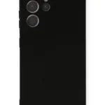 Uray store Samsung Galaxy S21 Ultra Kılıf Nano içi Kadife Silikon - Siyah