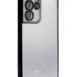 Uray store Samsung Galaxy S21 Ultra Kılıf Razer Lensli Silikon - Siyah