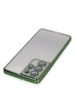 Uray store Samsung Galaxy S21 Ultra Kılıf Razer Lensli Silikon - Yeşil - Görsel 3