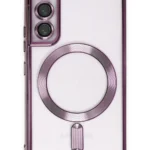Uray store Samsung Galaxy S22 Kılıf Kross Magneticsafe Kapak - Mor