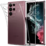 Uray store Samsung Galaxy S22 Ultra Kılıf Lüx Şeffaf Silikon