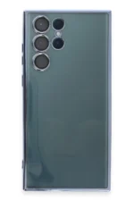 Uray store Samsung Galaxy S22 Ultra Kılıf Razer Lensli Silikon - Açık Mavi - Görsel 2