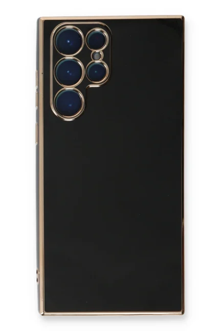 Uray store Samsung Galaxy S22 Ultra Kılıf Volet Silikon - Siyah