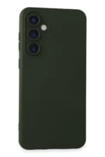 Uray store Samsung Galaxy S23 FE Kılıf Nano içi Kadife Silikon - Koyu Yeşil