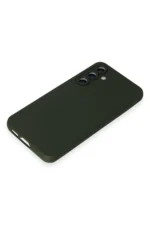 Uray store Samsung Galaxy S23 FE Kılıf Nano içi Kadife Silikon - Koyu Yeşil - Görsel 4