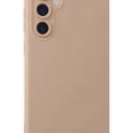 Uray store Samsung Galaxy S23 FE Kılıf Nano içi Kadife Silikon - Pudra