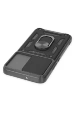 Uray store Samsung Galaxy S23 FE Kılıf Pars Lens Yüzüklü Silikon - Siyah - Görsel 4