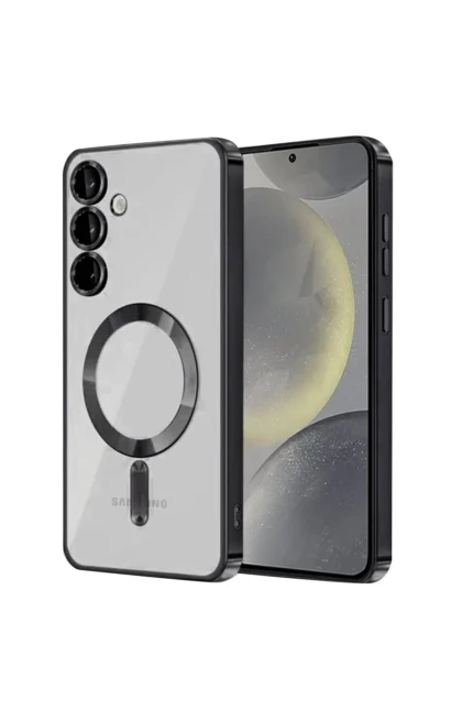 Uray store Samsung Galaxy S23 Kılıf Kross Magneticsafe Kapak - Siyah