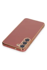 Uray store Samsung Galaxy S23 Kılıf Volet Silikon - Kırmızı - Görsel 3