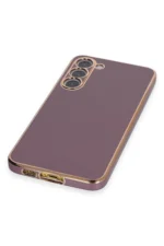 Uray store Samsung Galaxy S23 Kılıf Volet Silikon - Mor - Görsel 4