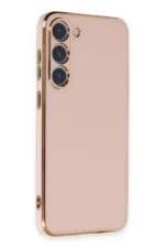 Uray store Samsung Galaxy S23 Kılıf Volet Silikon - Pembe - Görsel 2