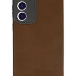 Uray store Samsung Galaxy S23 Plus Kılıf Loop Deri Silikon - Kahverengi
