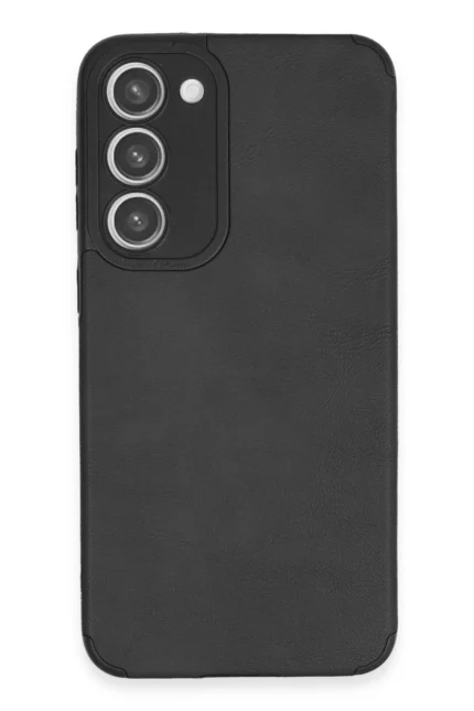 Uray store Samsung Galaxy S23 Plus Kılıf Loop Deri Silikon - Siyah