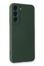 Uray store Samsung Galaxy S23 Plus Kılıf Nano içi Kadife Silikon - Koyu Yeşil - Görsel 2
