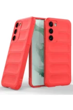Uray store Samsung Galaxy S23 Plus Kılıf Optimum Silikon - Kırmızı - Görsel 2