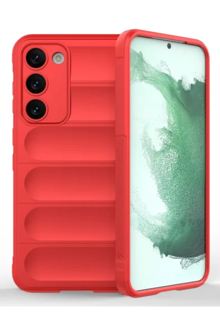 Uray store Samsung Galaxy S23 Plus Kılıf Optimum Silikon - Kırmızı
