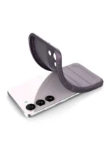 Uray store Samsung Galaxy S23 Plus Kılıf Optimum Silikon - Mor - Görsel 4
