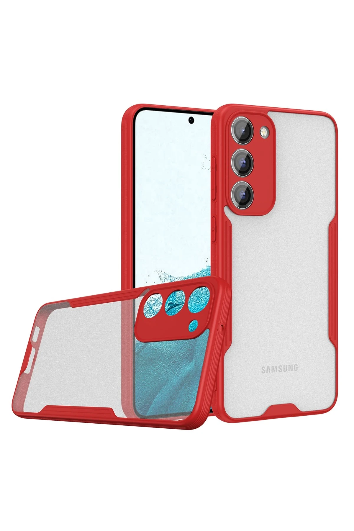 newface-samsung-galaxy-s23-plus-kilif-platin-silikon-kirmizi-default Uray store Samsung Galaxy S23 Plus Kılıf Platin Silikon - Kırmızı - Görsel 1