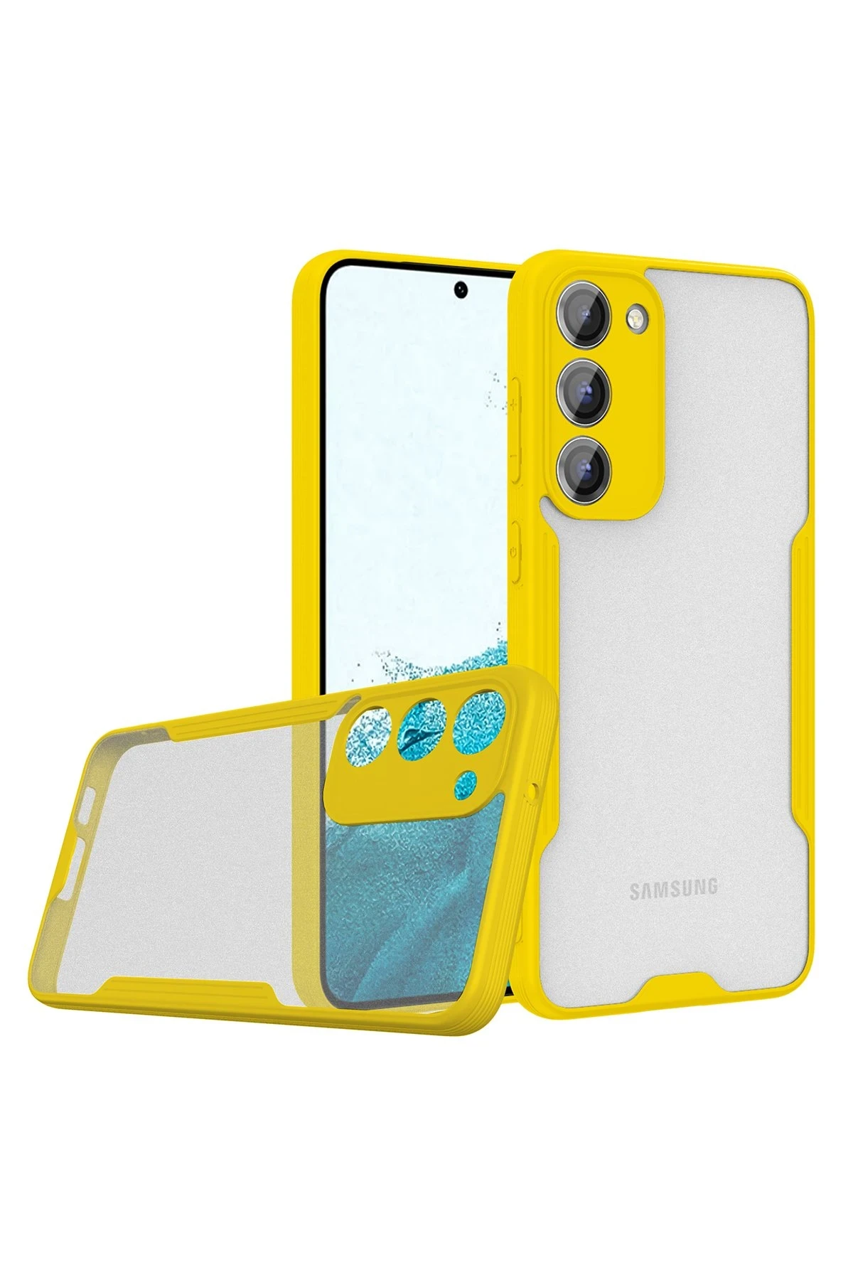 newface-samsung-galaxy-s23-plus-kilif-platin-silikon-sari-default Uray store Samsung Galaxy S23 Plus Kılıf Platin Silikon - Sarı - Görsel 1