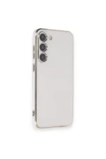 Uray store Samsung Galaxy S23 Plus Kılıf Volet Silikon - Beyaz - Görsel 2