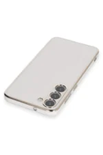 Uray store Samsung Galaxy S23 Plus Kılıf Volet Silikon - Beyaz - Görsel 3